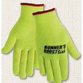 100% Cotton Safety Green String Knit Gloves